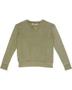 Best Sale 🛒 Vintage Havana Kids New Burnout Crew Neck (Little Kids/Big Kids) | Hoodies & Sweatshirts ❤️